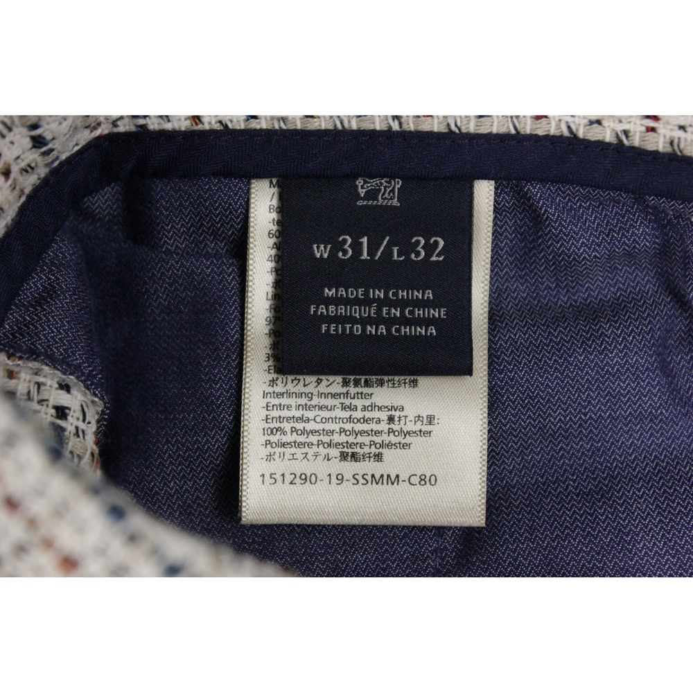 Scotch & Soda Blake Slim Pleated Woven Trousers Textured Neutral 31x32 - Picture 6 of 12